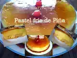 Receta Pastel frío de piña