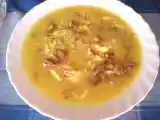 Receta Sopa de arroz con jamón