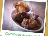 Receta Carrilleras al vino tinto (thermomix)