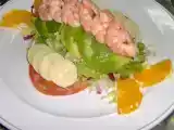 Receta Ensalada de aguacate, langostinos y palmitos. (emilio almagro)