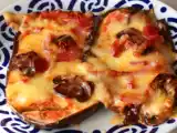 Receta Pizza de berenjenas