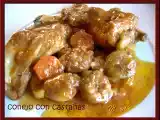 Receta Conejo con castanas