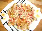 Receta Ensalada de cangrejo y mejillones