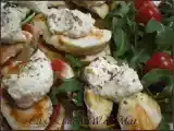 Receta Montaditos de pollo con crema de champiñones