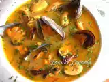 Receta Sopa de mejillones con arroz