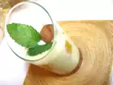 Receta Vasito de degustación: chocolate blanco, menta y naranja