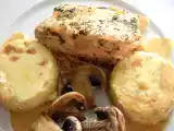 Receta Menú de domingo con glamour: salmón al horno y pastelillos de patata y tomillo
