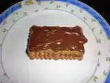 Receta Postre de galletas, nata y nutella