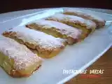 Receta Hojaldres rellenos de mermelada de fresa