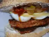 Receta Mega hamburguesa de pollo