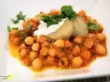 Receta Garbanzos con batata confitada en miel