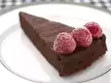 Receta Tarta de chocolate y frambuesas