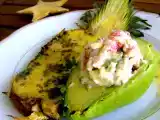 Receta Tártaro de gambas, piña y aguacate