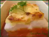 Receta Bacalao al horno con salsa vizcaina y mayonesa al ajo