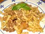 Receta gemelli al forno (pasta al horno con carne picada)