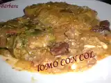 Receta Lomo con col llom en col