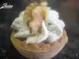 Receta Cestitas de crema de queso con nueces