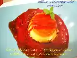 Receta Mousse de yogur con salsa de frutos rojos.