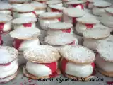 Receta Minis milhojas de merengue italiano y fresa