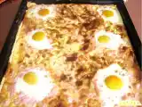 Receta Hojaldre con huevos y bacon