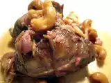 Receta Carrillada de cerdo con dátiles y anacardos