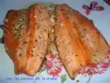 Receta Trucha al orégano