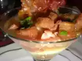 Receta Sopa de ajo en copa.