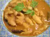 Receta Potaje de setas y alubias.