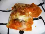 Receta Lasaña de pollo y berenjena