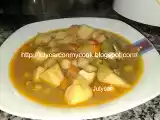 Receta Potaje de garbanzos con pota