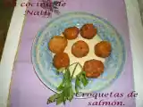 Receta Croquetas de salmon con salsa a la mostaza