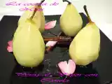 Receta Peras al vapor con canela.