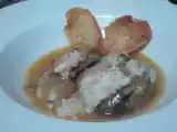 Receta Sopa de galeras y alcachofas