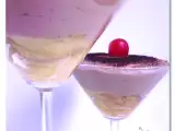 Receta Compota de manzana con mousse de chocolate