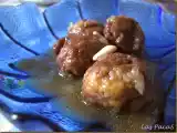 Receta Albóndigas con paté y salsa de px y piñones (thermomix)
