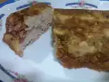 Receta Pastel de bacon y pechuga de pollo (al microondas)