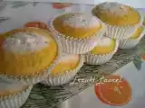 Receta Magdalenas de naranja con nata