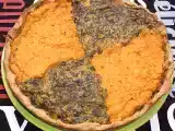 Receta Pastel de espinacas y zanahorias a la naranja
