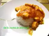 Receta Pechugas de pollo en salsa de coco y curry