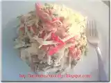 Receta Aventuras en mi cocina.... ensalada salvación con repollo y atún