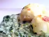 Receta Huevos rellenos con espinacas a la crema