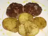 Receta Hamburguesas de setas y patatas papillote especiadas