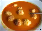 Receta Sopa de pescado con albondigas de gambas