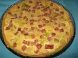 Receta Quiche de jamón york y puerros