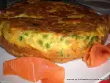 Receta Frittata de salmon ahumado