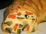 Receta Pastel de calabacin en microondas