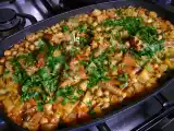 Receta Cazuela de bacalao y garbanzos