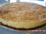 Receta Tarta de crema catalana a la naranja