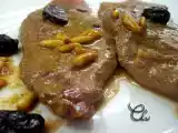 Receta Filetes con salsa de piñones y pasas