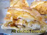 Receta Empanada de hojaldre de zamburiñas